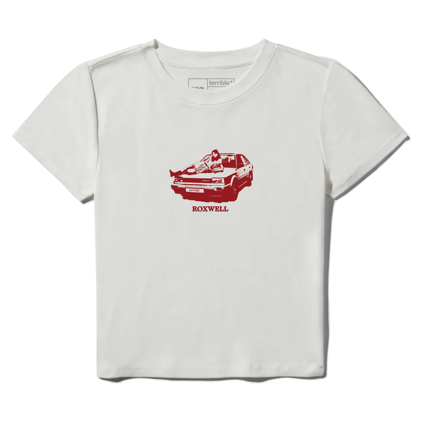 Roxwell White Baby Tee