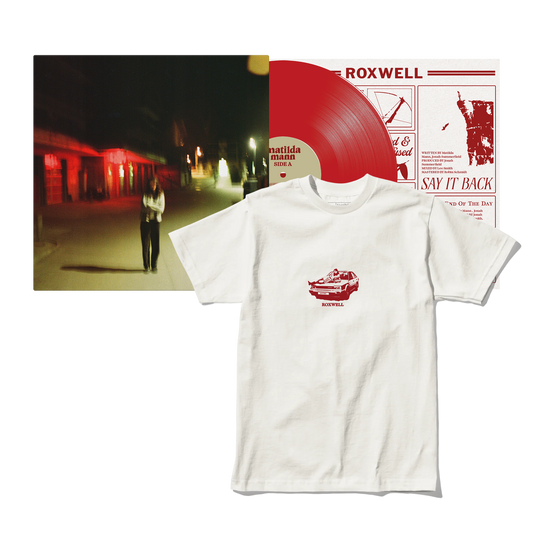 Roxwell Exclusive Red LP + Roxwell T-Shirt + Signed Insert Bundle