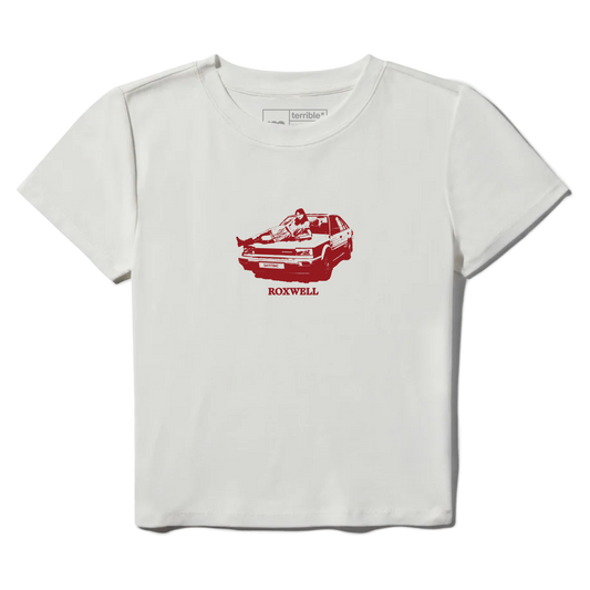 Roxwell White Baby Tee